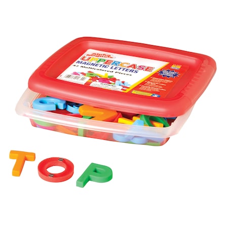 Educational Insights Uppercase AlphaMagnets, Multicolored, 42 Pieces, PK2 1630